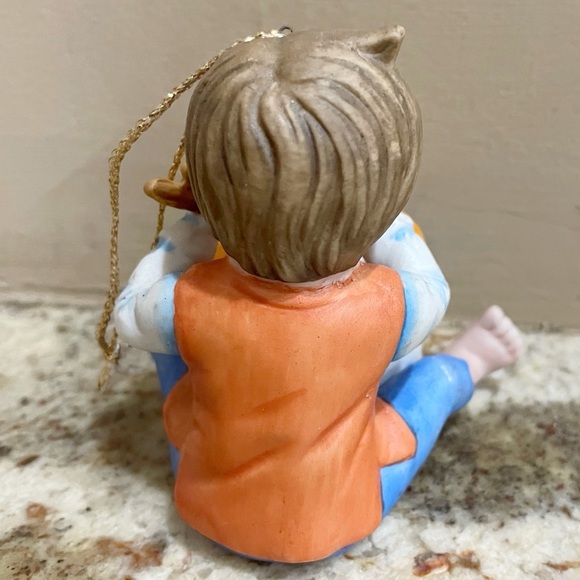 Drummer Boy Porcelain Vintage Christmas Tree Ornament - Picture 3 of 8
